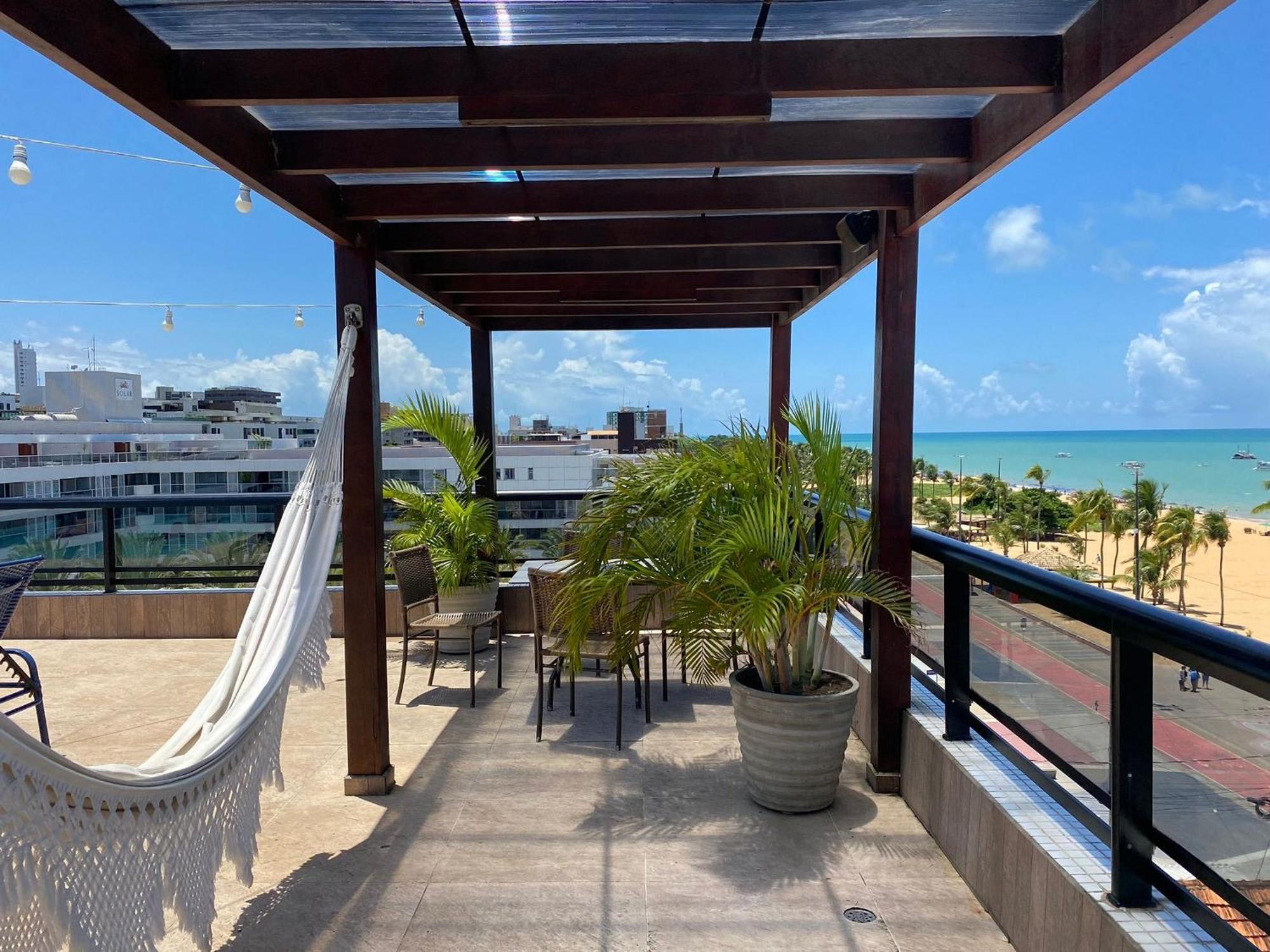 João Pessoa Bela Hospedagem - Marinas Flat - Excelente Localizacao Na Orla De Cabo Branco מראה חיצוני תמונה