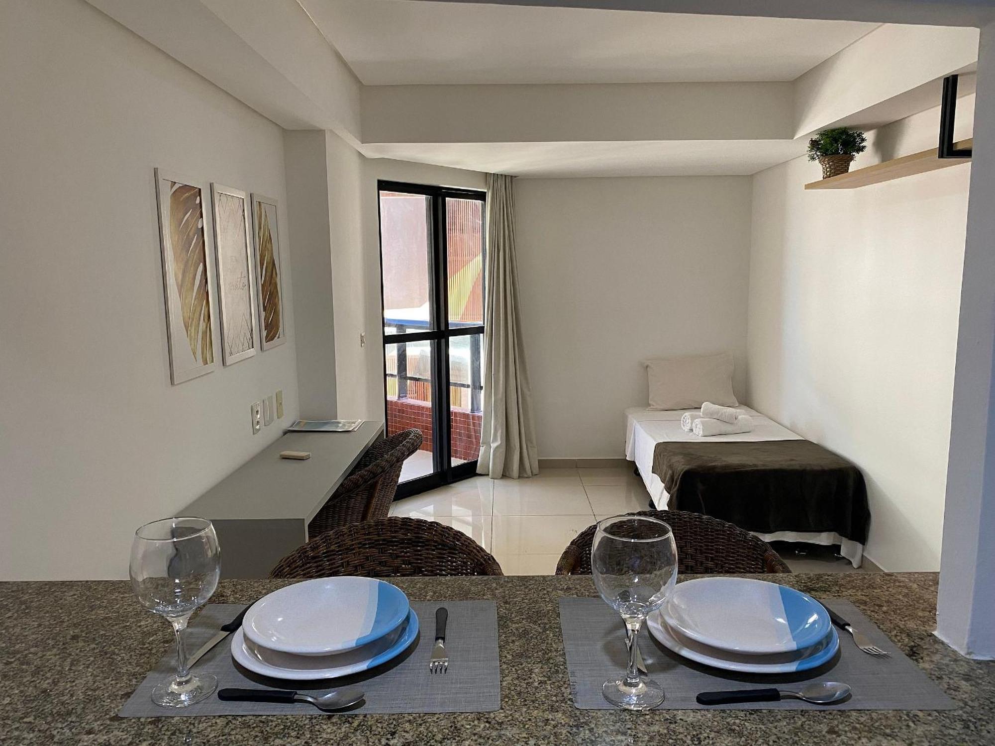 João Pessoa Bela Hospedagem - Marinas Flat - Excelente Localizacao Na Orla De Cabo Branco מראה חיצוני תמונה